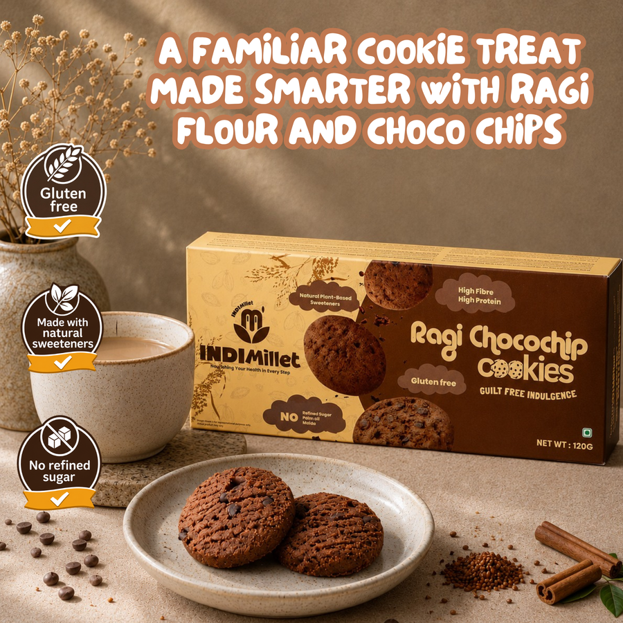 Ragi Chocochip Cookies