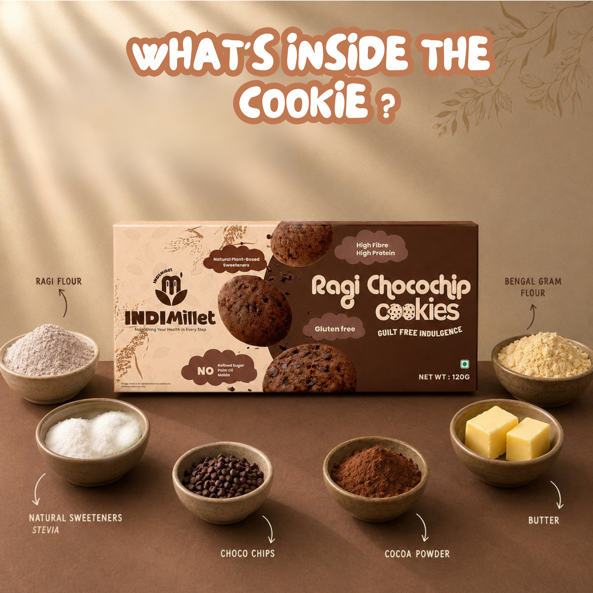Ragi Chocochip Cookies